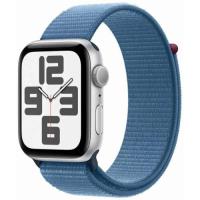 Умные часы Apple Watch Series SE Gen 2 2023 40mm Aluminium Case with Sport Loop Silver/Winter Blue