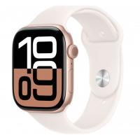 Умные часы Apple Watch Series 10 46mm Rose Gold Aluminium Case With Light Blush Sport Band M/L