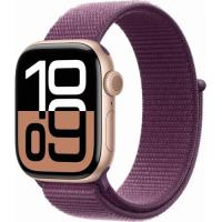 Умные часы Apple Watch Series 10 42mm Rose Gold Aluminium Case With Plum Sport Loop