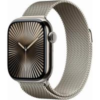 Умные часы Apple Watch Series 10 42mm Natural Titanium Case With Natural Milanese Loop