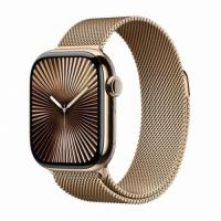 Умные часы Apple Watch Series 10 42mm Gold Titanium Case With Gold Milanese Loop