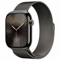Часы Apple Watch Series 10 46mm Slate Titanium Case With Slate Milanese Loop M/L