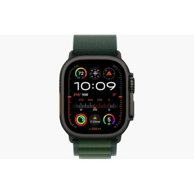 Умные часы Apple Watch Ultra 2 49mm Black Titanium Case With M Dark Green Alpine Loop