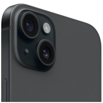 Смартфон Apple iPhone 15, 256Gb, nano SIM+eSIM, Black (Черный)