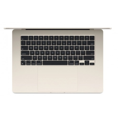 Ноутбук Apple MacBook Air 15 (M3, 8C CPU, 10C GPU, 16Gb, 256Gb SSD), MC9F4, Starlight