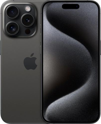 Смартфон Apple iPhone 15 Pro, 1Tb, nano SIM+eSIM, Black (Черный)