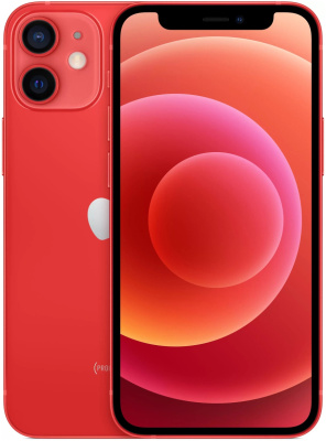 Смартфон Apple iPhone 12 mini, 256Gb, Red (nano SIM+eSIM)