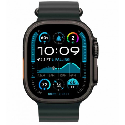 Умные часы Apple Watch Ultra 2 49mm Black Titanium Case With Black Ocean Band