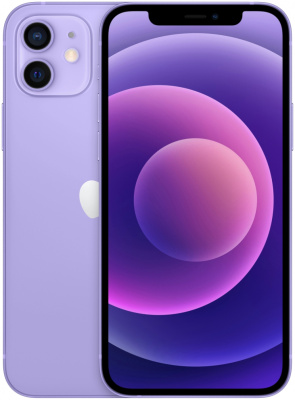Смартфон Apple iPhone 12 mini, 128Gb, Purple (nano SIM+eSIM)