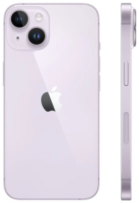 Смартфон Apple iPhone 14, 128Gb, nano SIM+eSIM, Purple (Пурпурный)