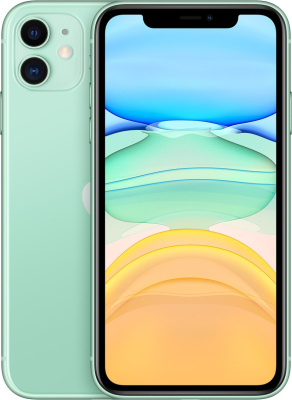 Смартфон Apple iPhone 11, 128Gb, Green (nano SIM+eSIM)