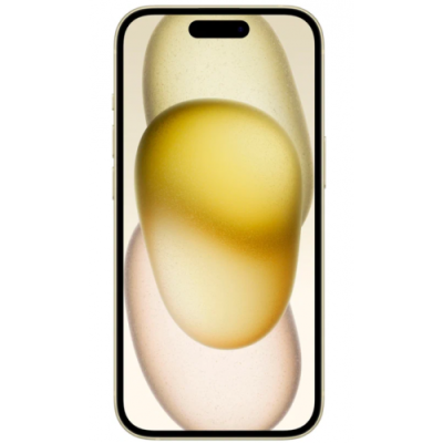 Смартфон Apple iPhone 15, 128Gb, nano SIM+eSIM, Yellow (Желтый)