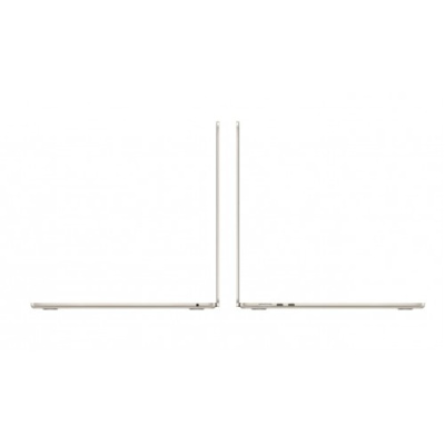Ноутбук Apple MacBook Air 15 (M3, 8C CPU, 10C GPU, 16Gb, 256Gb SSD), MC9F4, Starlight