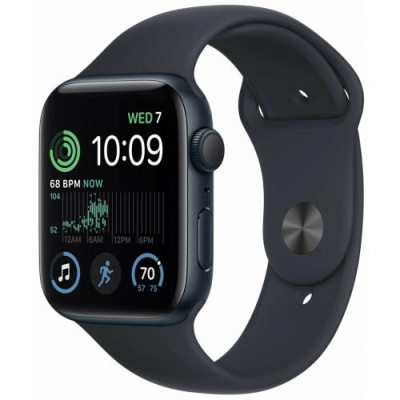 Умные часы Apple Watch Series SE 2024 44mm Aluminium Case, Midnight Sport Band M/L