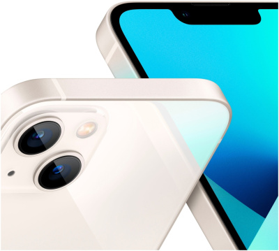 Смартфон Apple iPhone 13, 256Gb Global, nano SIM+eSIM, Starlight