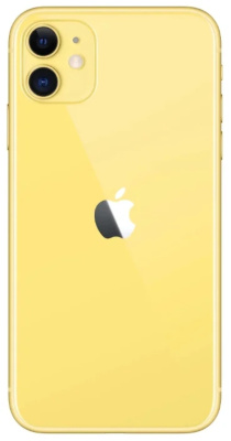 Смартфон Apple iPhone 11, 64Gb, Yellow (nano SIM+eSIM)