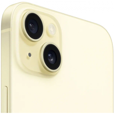 Смартфон Apple iPhone 15 Plus, 128Gb, nano SIM+eSIM, Yellow (Желтый)